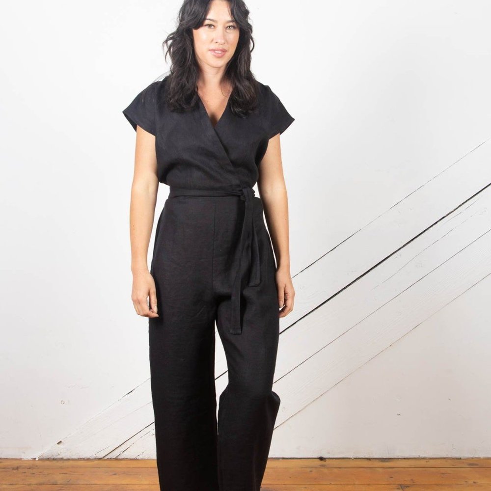 Denim Wrap Palo Jumpsuit Only Child